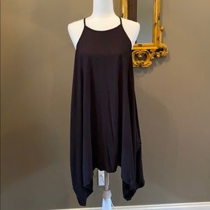 Asymmetrical black dress